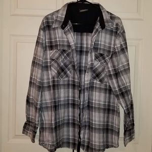 2XL 2X Plaid Flannel Long Sleeve Shirt